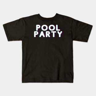 Fun summer pool party Kids T-Shirt